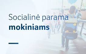 parama mokiniai